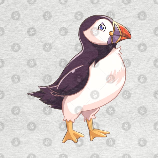 Puffin Bird Logo by EdgeKagami